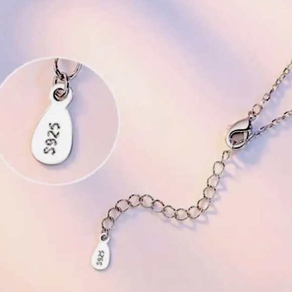 💫 Sterling Silver 925 Star Pearl Necklace - Picture 4 of 4